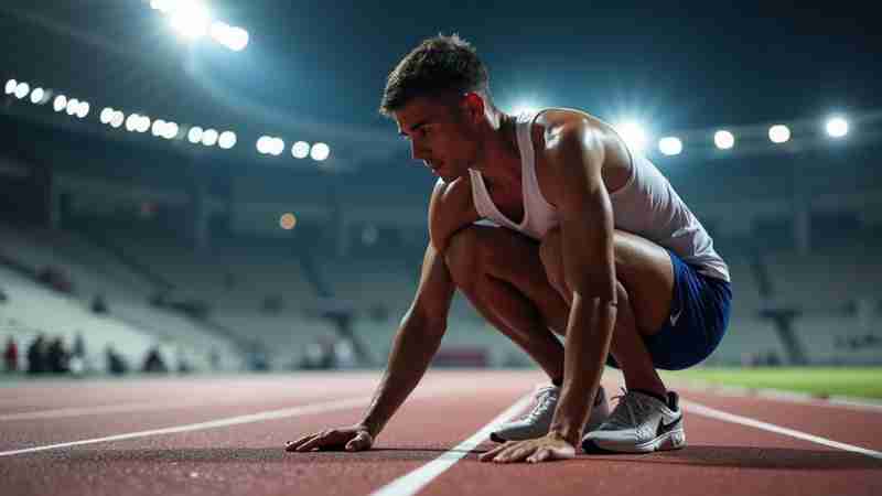 5 Tips for Sprinters to Enhance Race-Day Performance with Visualization and Anaerobic Training, Concept art for illustrative purpose, tags: een en - Monok