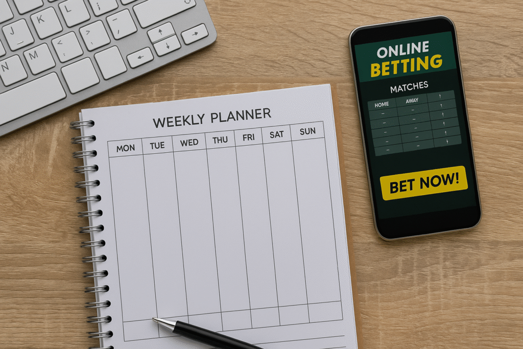 Wager Without Losing Time: How Weekly Planning Enhances Focus in Online Betting